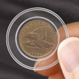 americas first small size one cent coins FLY d Capsule