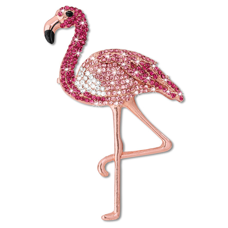 flamingo brooch UK FLBR a main