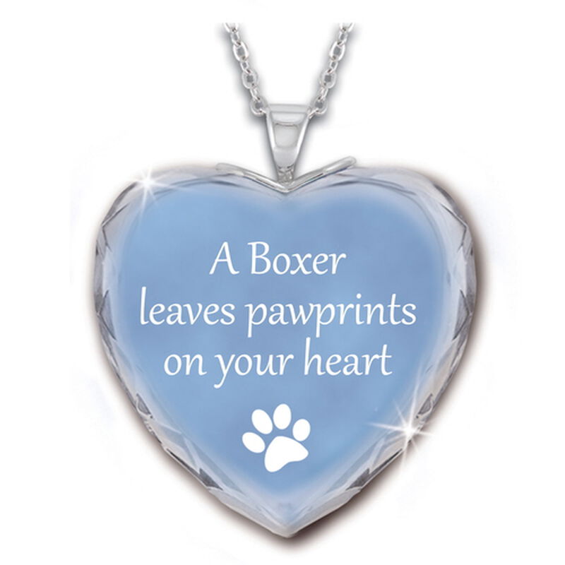 the boxer crystal heart pendant UK BXHP2 b two
