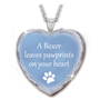 The Boxer Crystal Heart Pendant, the boxer crystal heart pendant UK BXHP2 b two