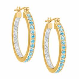 birthstone diamond inside out hoop earri UK BIOHR c three