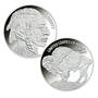 the buffalo nickel five ounce silver proof UK BD5SR c three