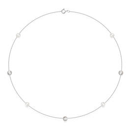 silver moonlight pearl necklace UK SMPN b two