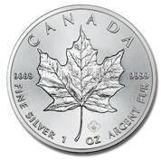 the 2018 early issue silver maple leaf UK C18B b two