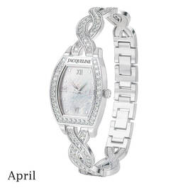 birthstone swirl bracelet watch UK BSWB d april