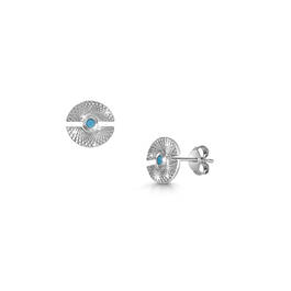 turquoise elegance earrings UK TQETE a main
