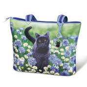 cat quilted tote bag UK CTTS a main