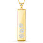 diamond pawprints pendant UK DPPP2 a main