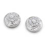 Diamond Swirl Stud Earrings, diamond swirl stud earrings UK DISSE b two