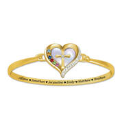 family blessed birthstone bangle UK FABBB a main