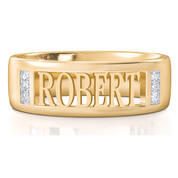 mens personalised custom cut ring UK PCCR a main
