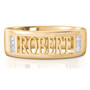 mens personalised custom cut ring UK PCCR a main