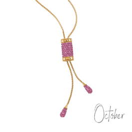 birthstone fire bolo necklace UK BFBN k eleven