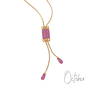 Birthstone Fire Bolo Necklace, birthstone fire bolo necklace UK BFBN k eleven