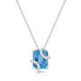 wrapped in elegance swiss blue topaz pendant UK WITP a main