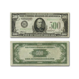 the last u s 500 bill UK 5FRNR a main