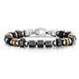 mens hematite and onyx valour bracelet UK MHOB a main