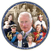 king charles iii deluxe collector plate UK KC3PL a main