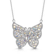 granddaughter crystal butterfly pendant UK GRABP a main