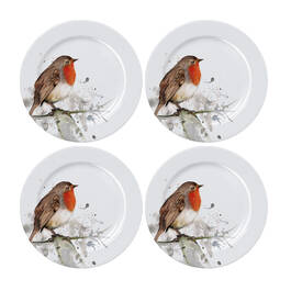 robin redbreast dinner plates UK RRBDP a main