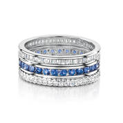 oasis created sapphire stacking ring UK OSASR a main