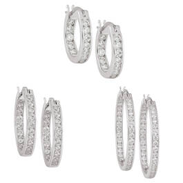 Three Inside Out Hoop Earring Set 12042 0013 a main