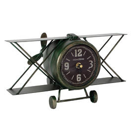 metal plane mantel clock UK MPMC a main