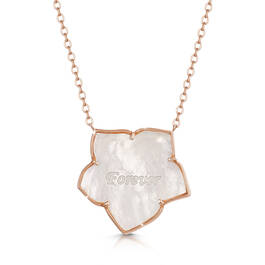 mother of pearl rose of love pendant UK MPRLP b two