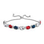 PATRIOTIC CRYSTAL BOLO BRACELE UK PACBB a main