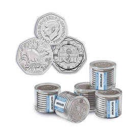 the complete 2024 annual 50p rolls UK A24R a main