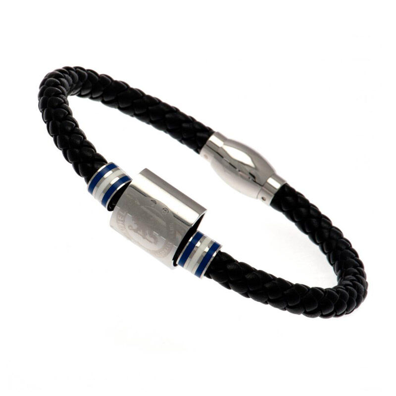 the chelsea fc leather bracelet UK CHLBR a main