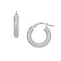 WHITE GOLD BOBBLE EARRINGS UK WGOBE b earring