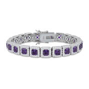 24 Carat Birthstone Bracelet 10329 0011 b february