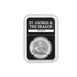 the st george and the dragon bullion coin set UK GEBS c three