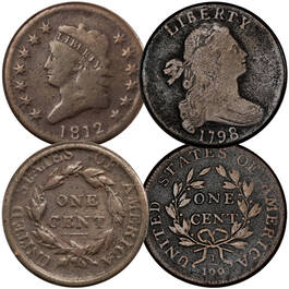 The Last Large US One Cent Coins LOC 1
