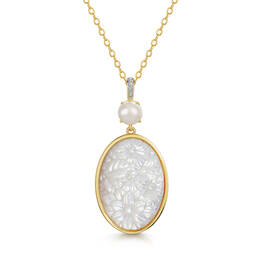 ethereal pearl diamond pendant UK EPP a main