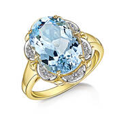sky blue topaz diamond 9ct gold ring UK SBTDR2 a main