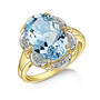 sky blue topaz diamond 9ct gold ring UK SBTDR2 a main