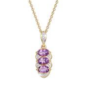 amethyst a la mode pendant UK AALMP a main