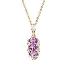 amethyst a la mode pendant UK AALMP a main
