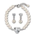 legend pearl bracelet and earring set UK LPBES a main