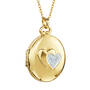 You Mean the World to Me Granddaughter Diamond Locket 10698 0014 d back