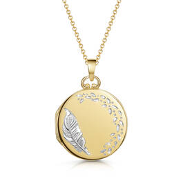 diamond feather remembrance locket UK DDEFL a main