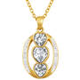i love you birthstone pendant UK ILYBP2 d four