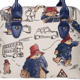 PADDINGTON BEAR TAPESTRY HANDB UK PBTH b closeup