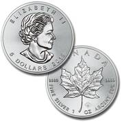 the 2018 early issue silver maple leaf UK C18B a main