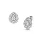 radiant beauty sterling silver and cz necklace with free earrings UK RBSN b two