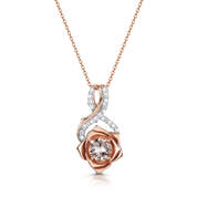 scent of a rose morganite pendant UK SCEMP a main
