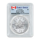 the 2019 early issue silver maple leaf UK C19B b two