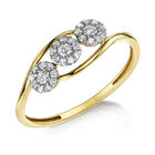 diamond allure 9ct gold ring UK DAGR a main